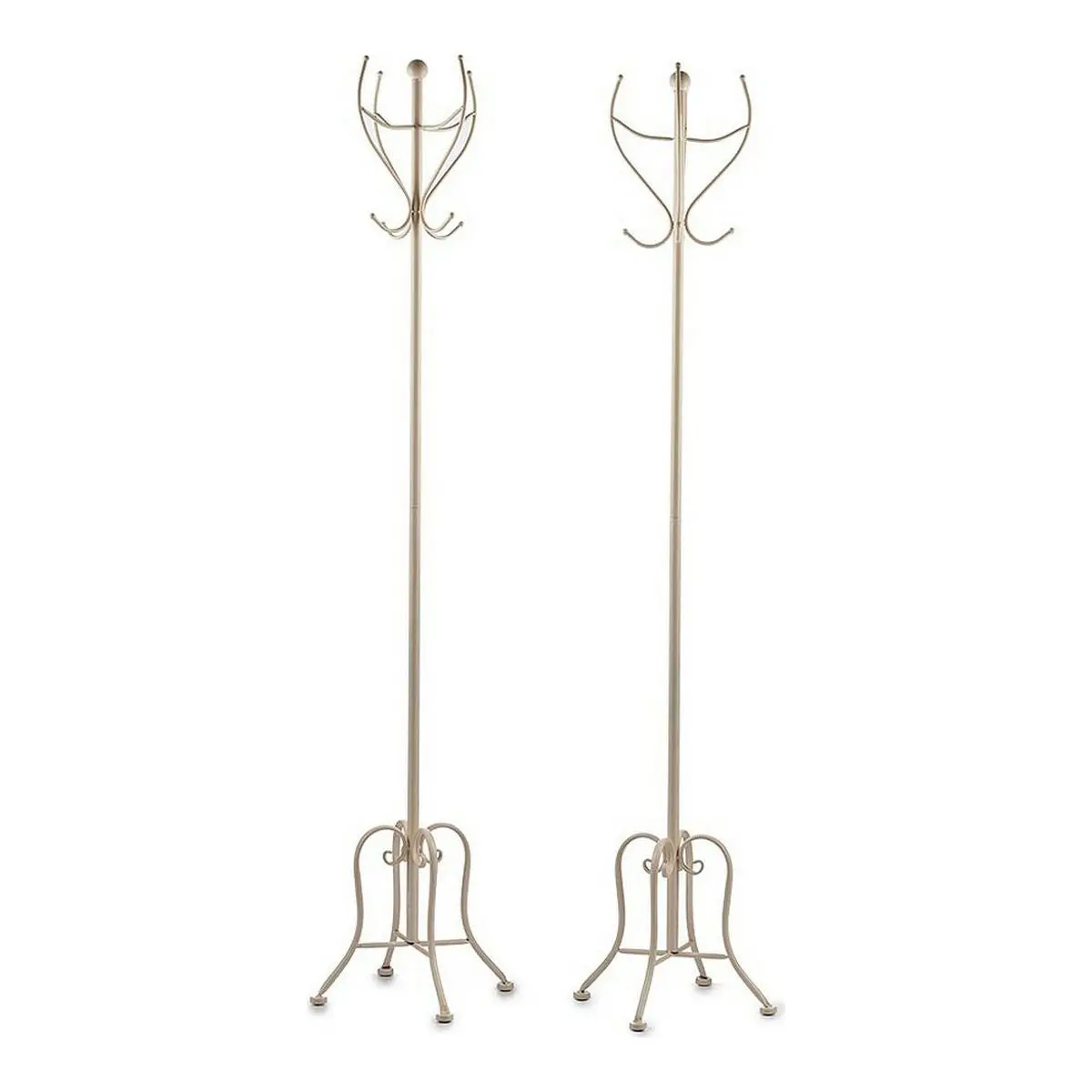 Coat Rack Gift Decor Cream Metal 30 X 180 X 30 Cm 1