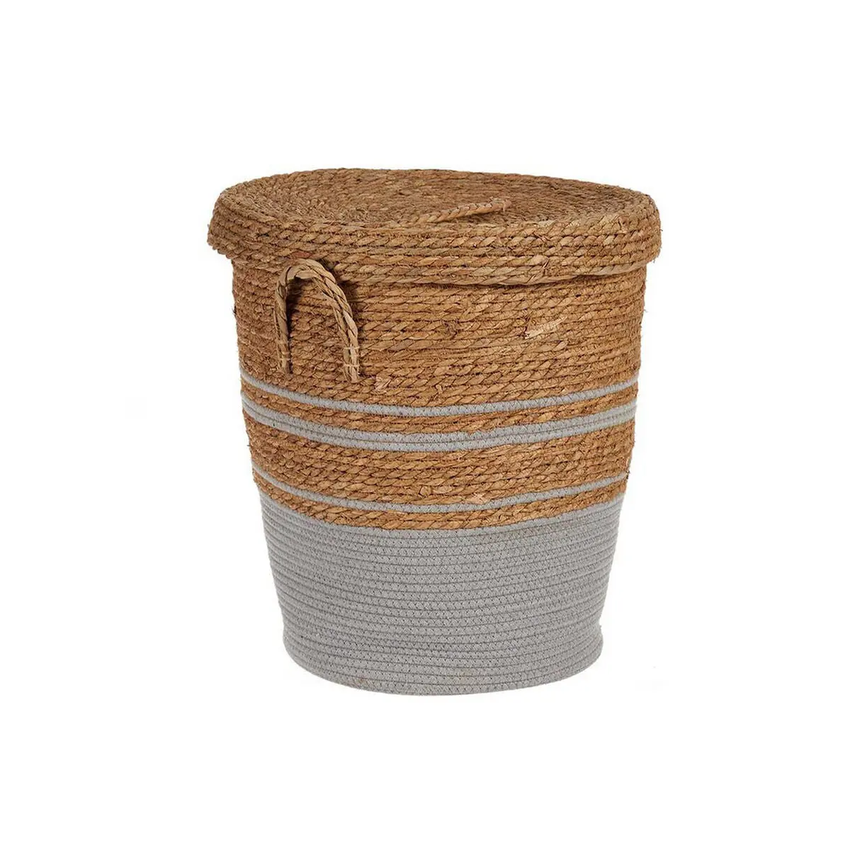 Basket Gift Decor Brown Grey Marine Algae 1