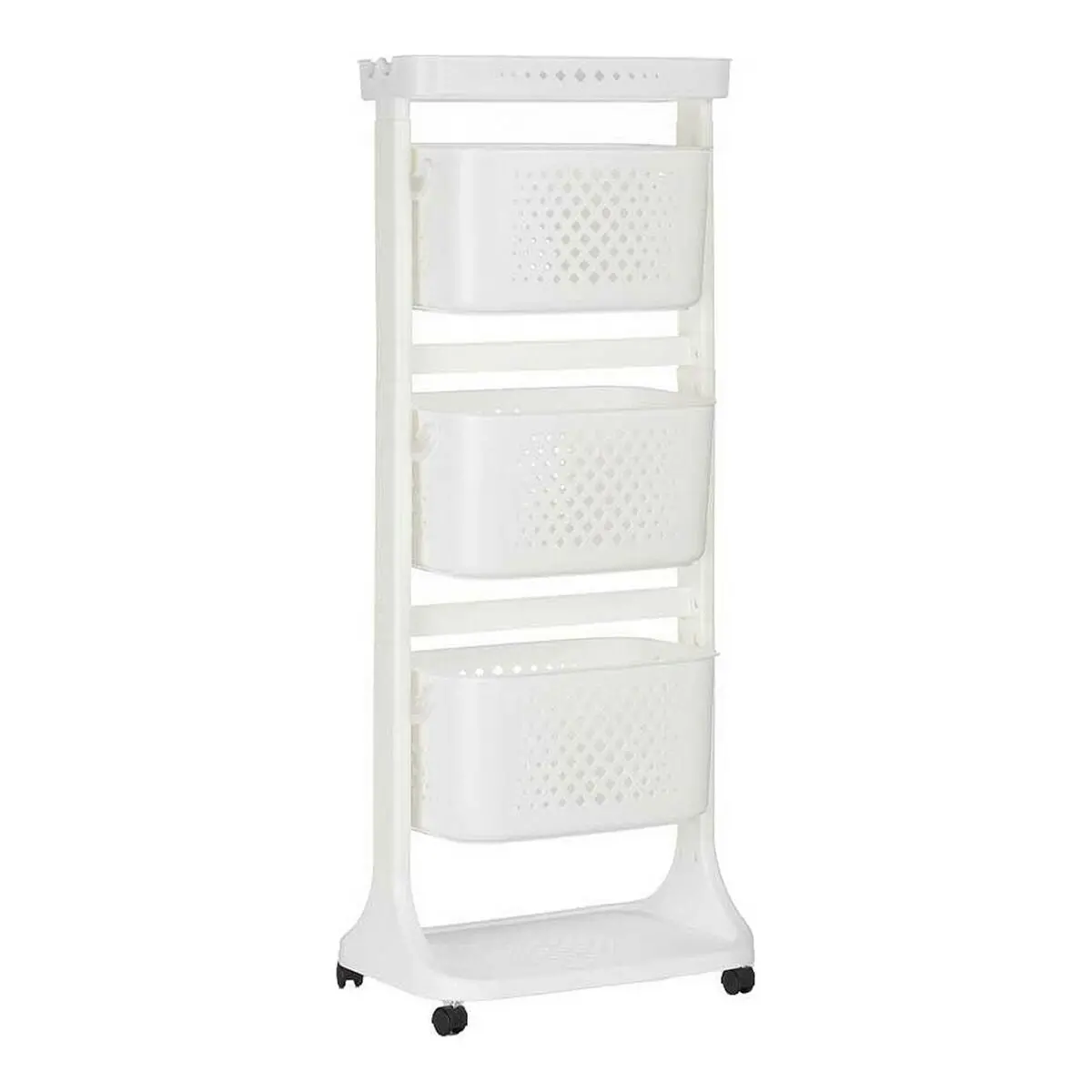 Vegetable Trolley Kinvara White Polypropylene Plastic 33 X 112 X 41 Cm 33 X 11,2 X 42 Cm 1