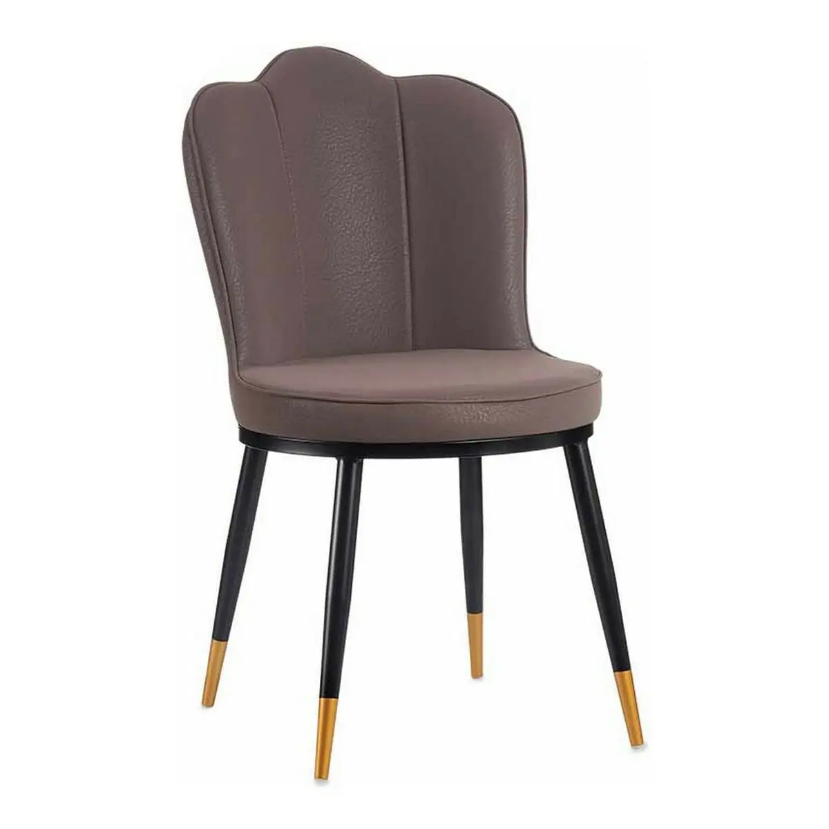 Armchair Gift Decor Black Purple Golden 53 X 88 X 67 Cm Shell 1