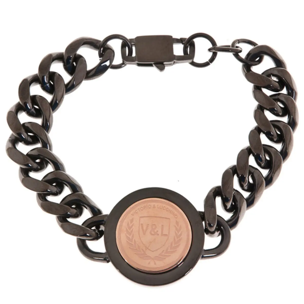 Ladies'bracelet Victorio & Lucchino Vj0189br Black Steel 1