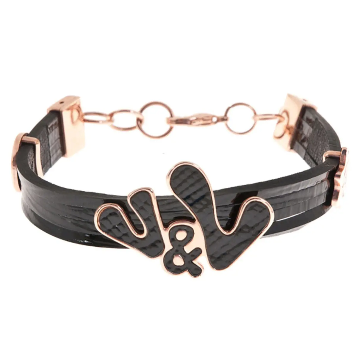 Ladies'bracelet Victorio & Lucchino Vj0267br Black Pink Steel 1