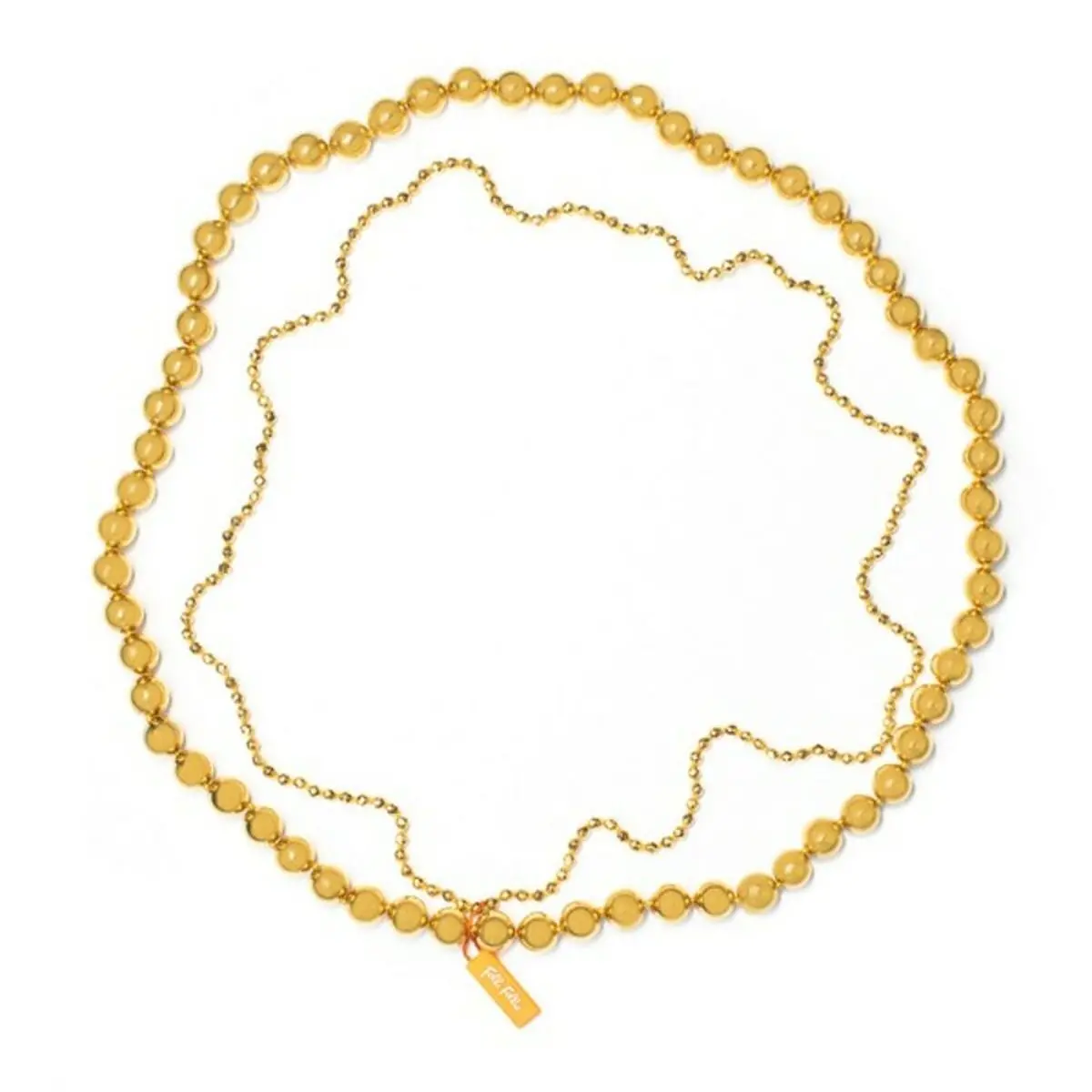 Ladies' Necklace Folli Follie 4N9a112yy 42 Cm 1