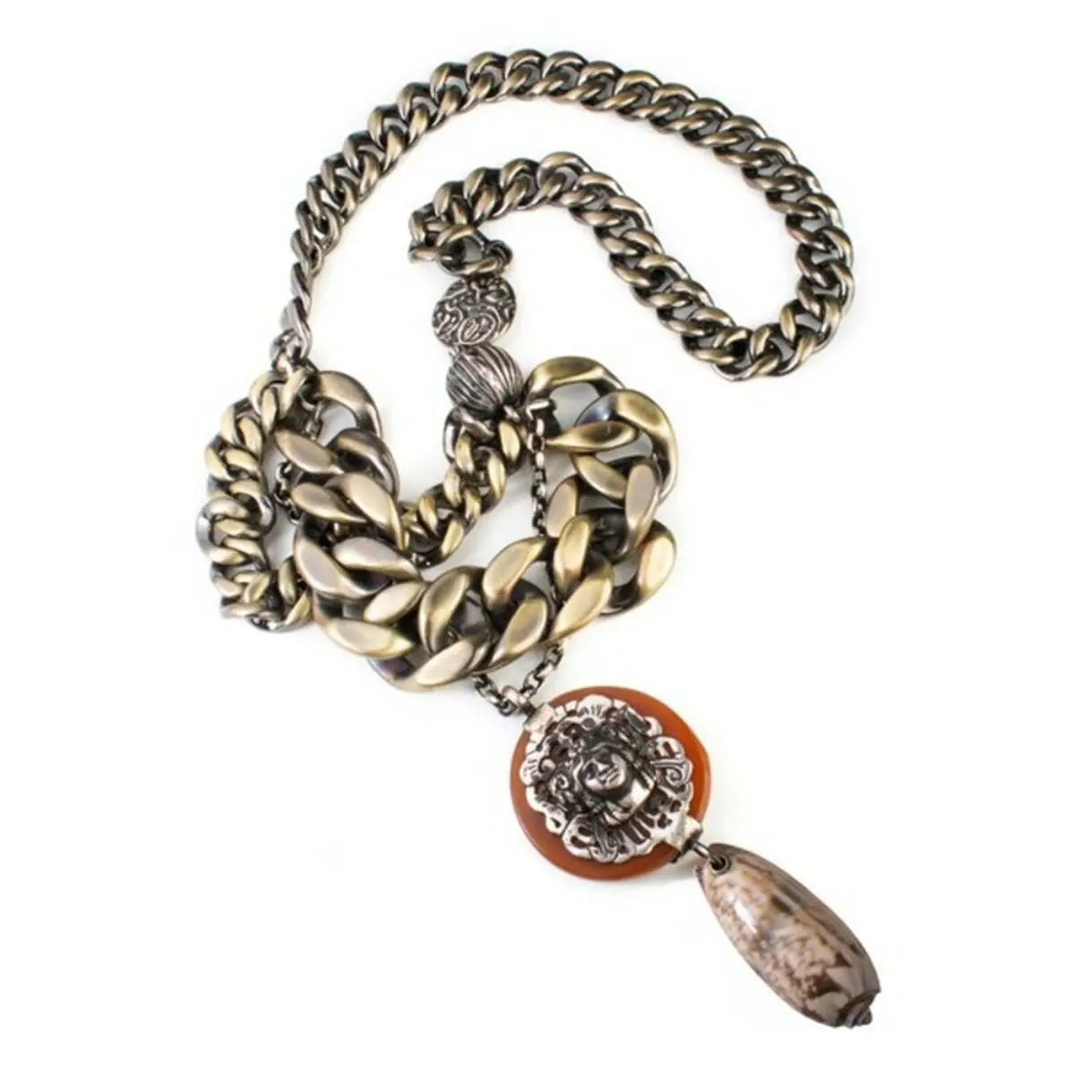 Ladies' Necklace Folli Follie 4N1b115eb 60 Cm 1
