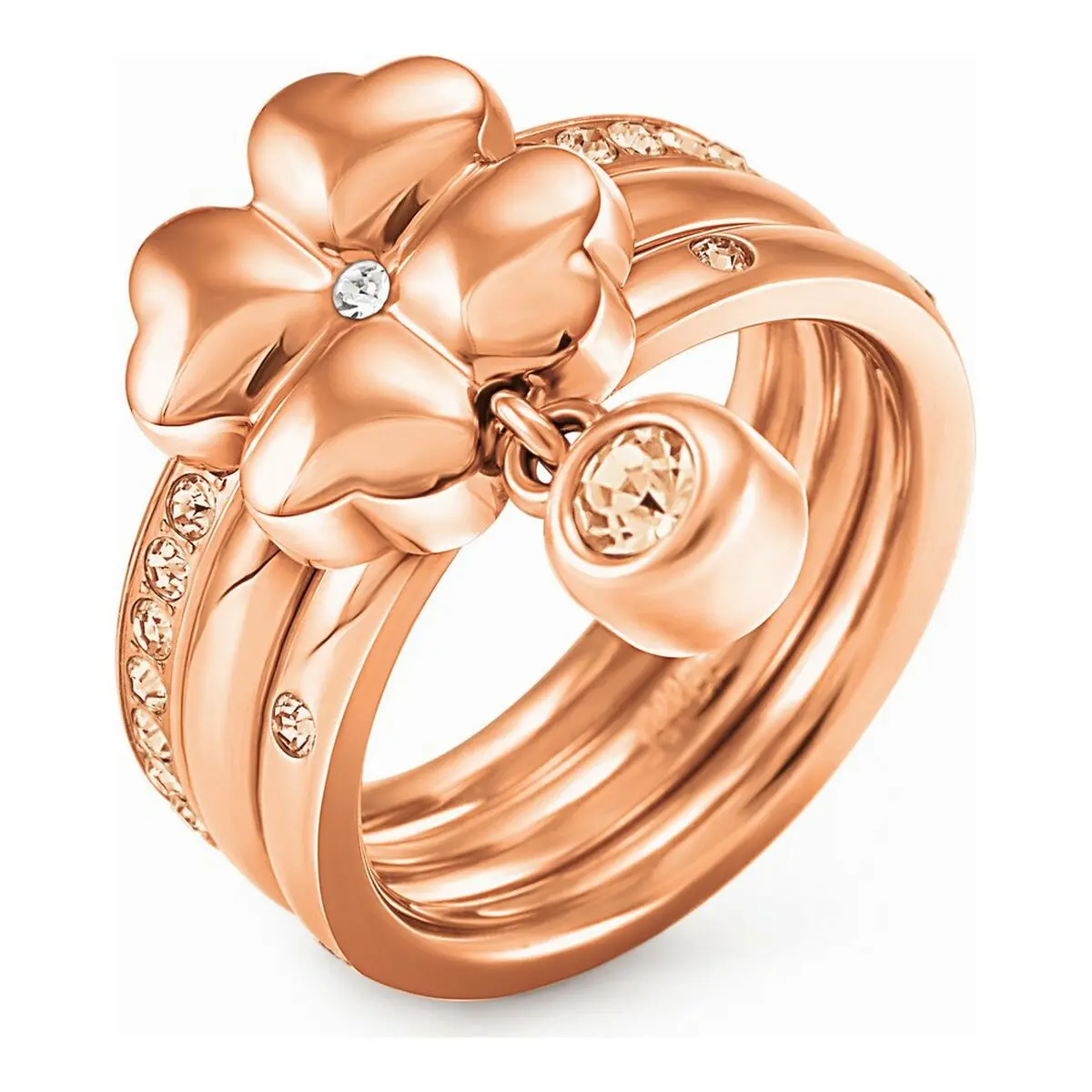 Ladies' Ring Folli Follie 3R15t006ryc52 (12) 1