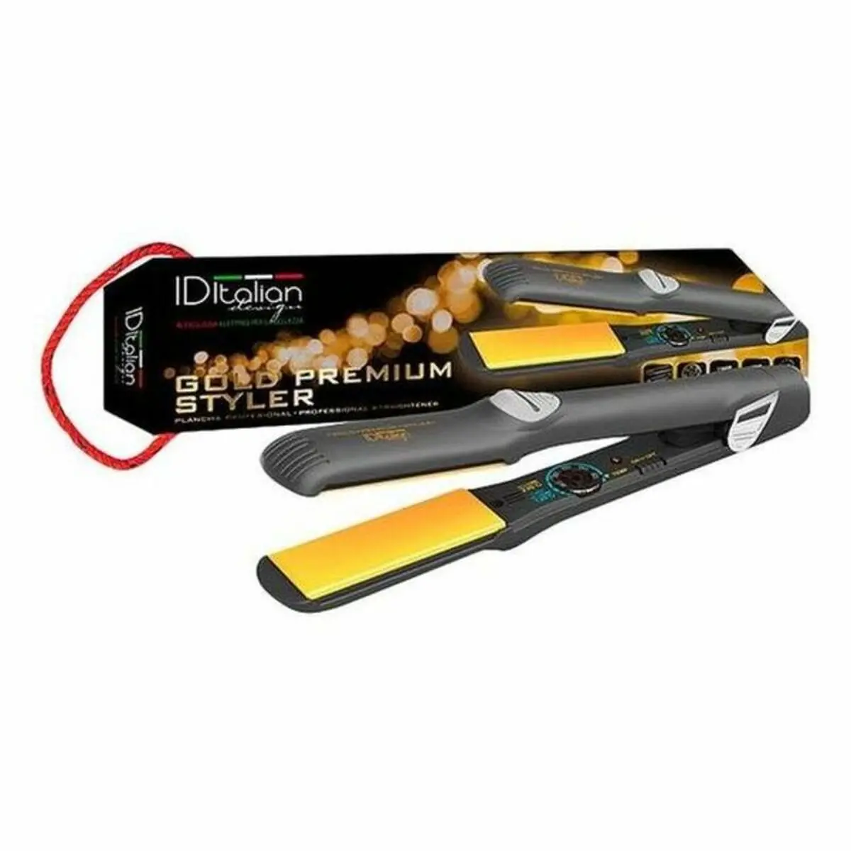 Hair Straightener Gold Premiun Styler Id Italian Gold Premiun Styler (1 Unit) 1