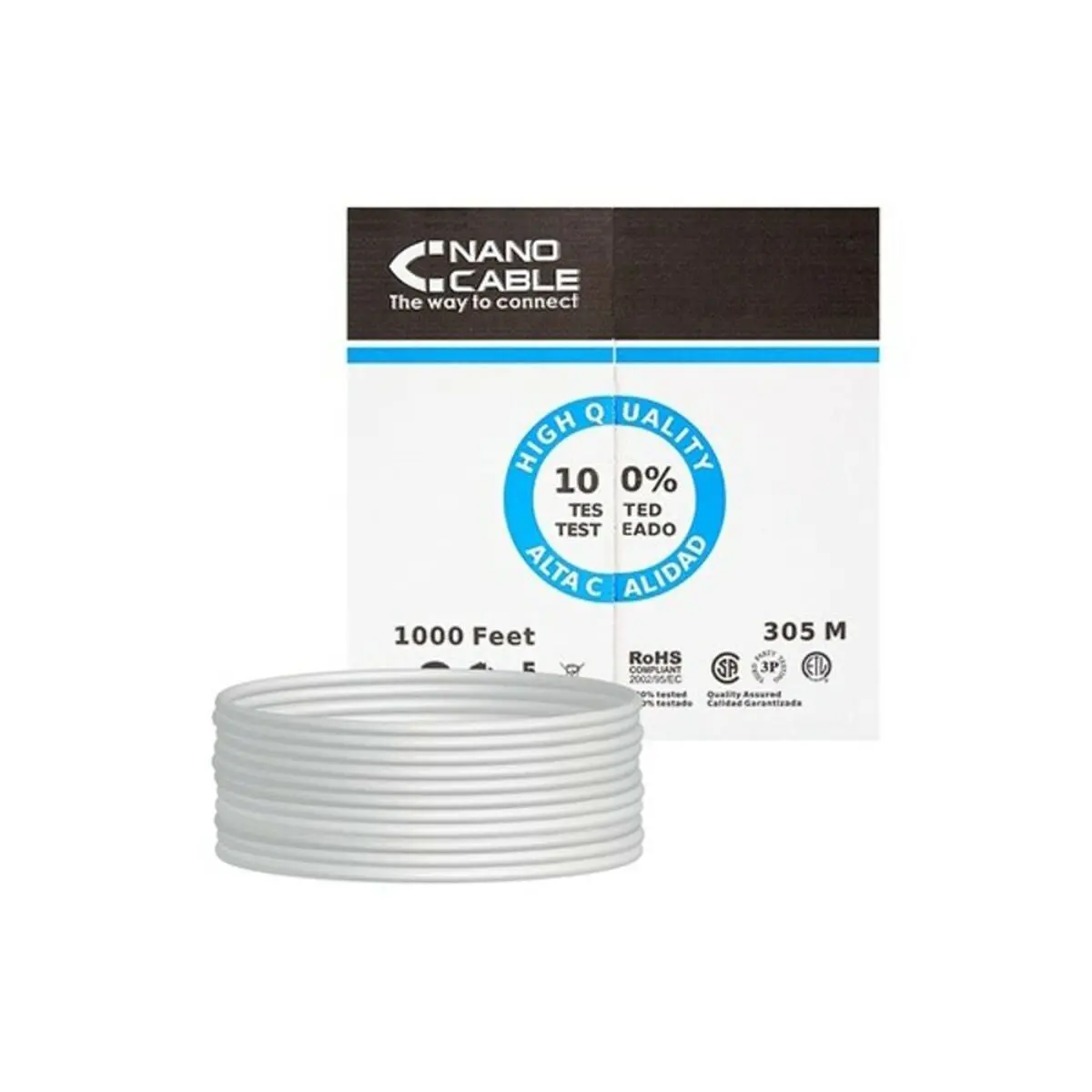 Utp Category 5E Rigid Network Cable Nanocable Aneahe0087 305 M 1