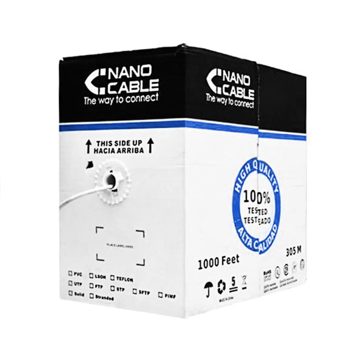 Ftp Category 5E Rigid Network Cable Nanocable 10.20.0704 305 M 1