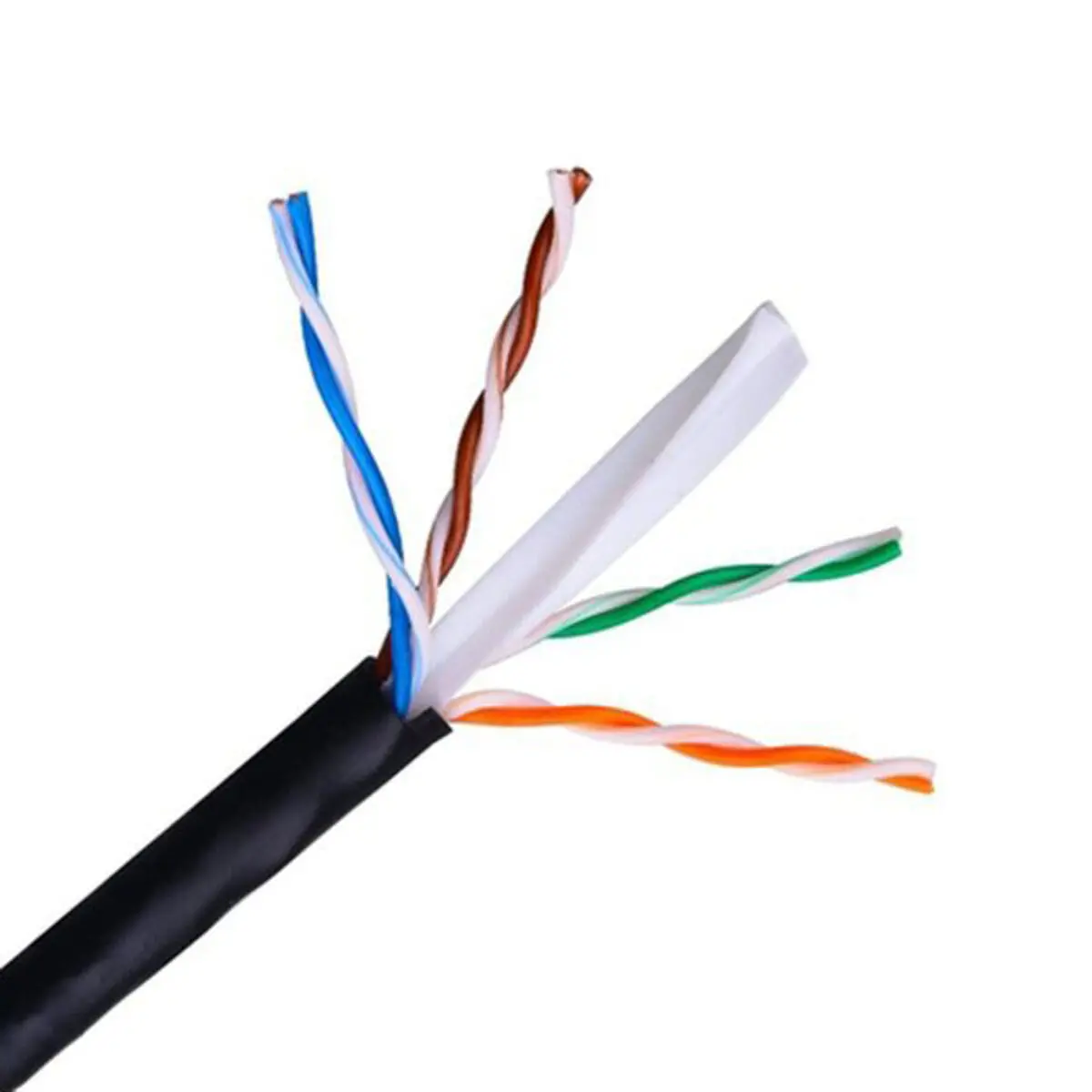 Utp Category 6 Rigid Network Cable Nanocable 10.20.0502-Ext-Bk 100 M Black 1