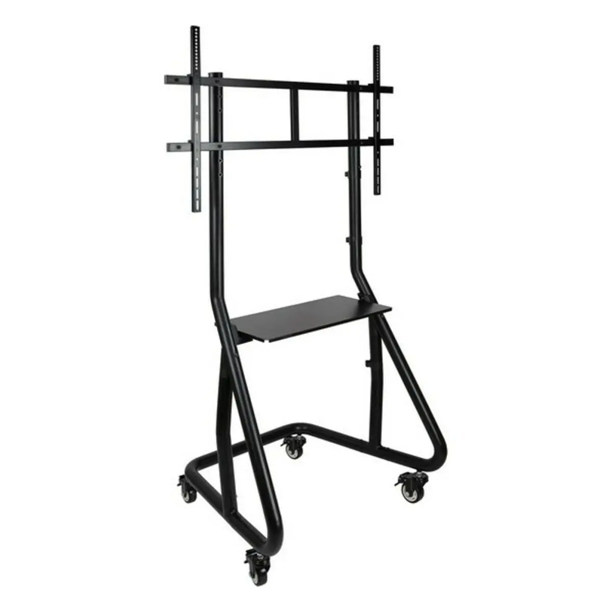 Fixed Tv Support Tooq Fs20200m-B 60" - 105" 100 Kg Black Wheels 1
