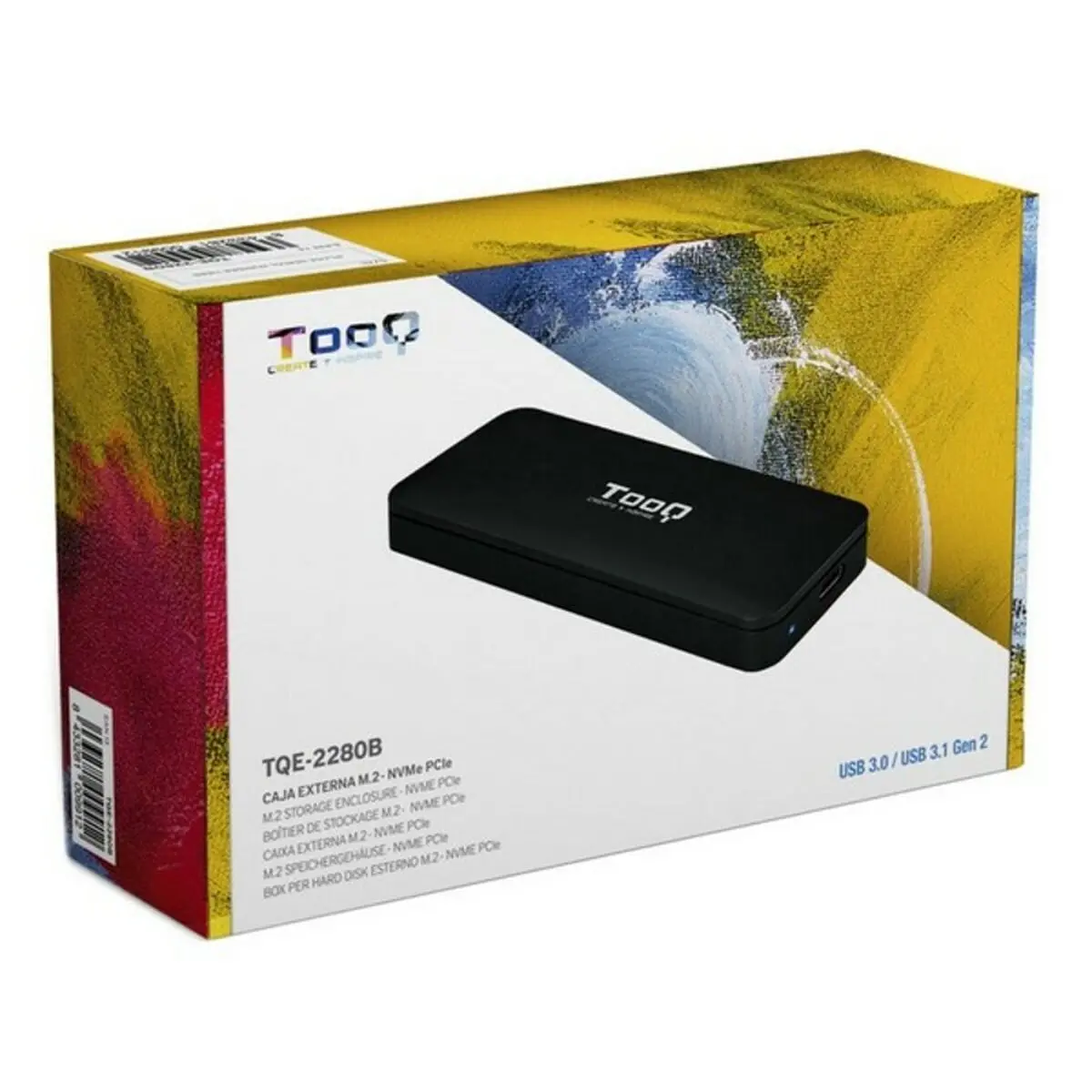 External Box Tooq Tqe-2280B Ssd M.2 1