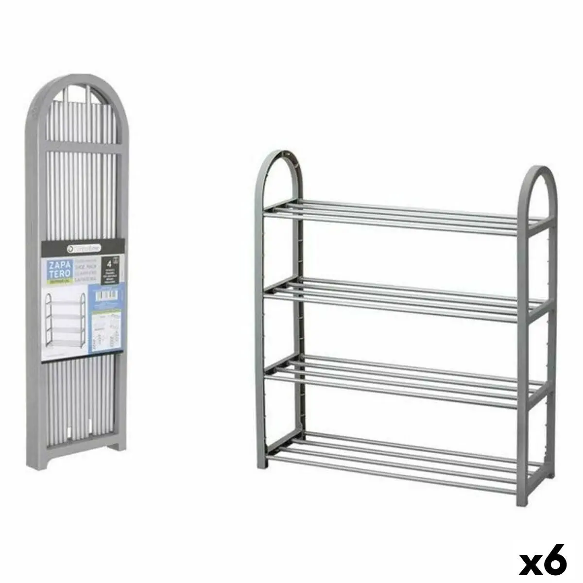 Shoe Rack Confortime Gr40218 (58 X 19 X 65 Cm) 58 X 19 X 65 Cm 1