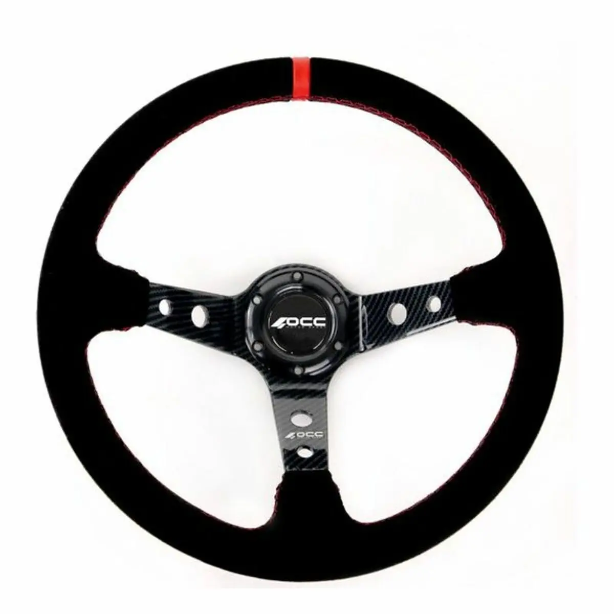Racing Steering Wheel Occ Motorsport Black Black/Red Red/Black Ø 35 Cm 1