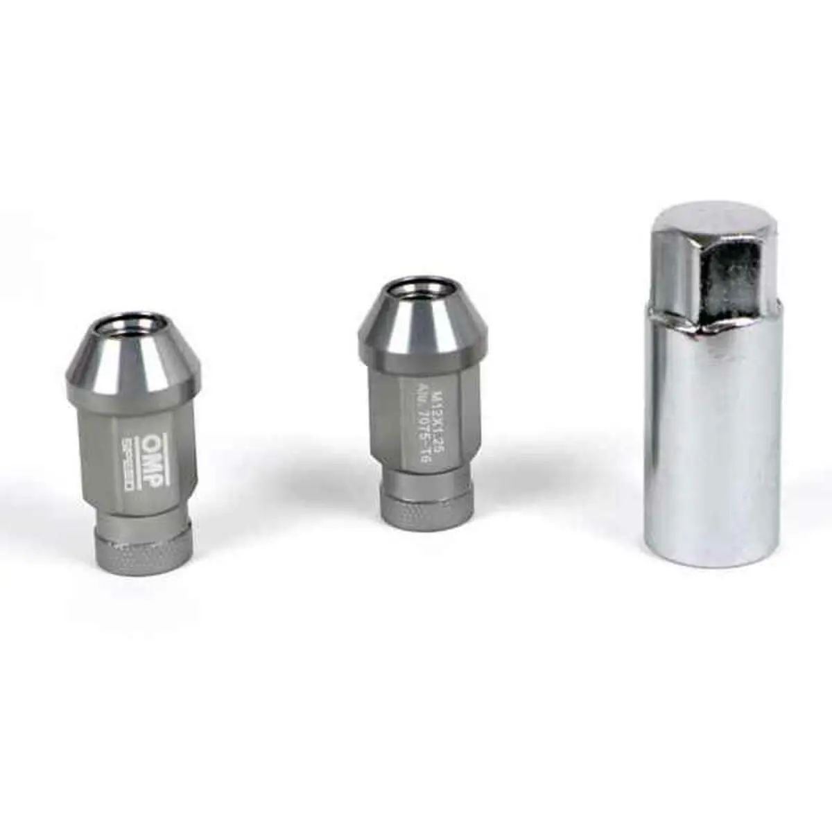 Set Nuts Omp 7075 M12 X 1,25 40 Mm 20 Uds Anthracite 1
