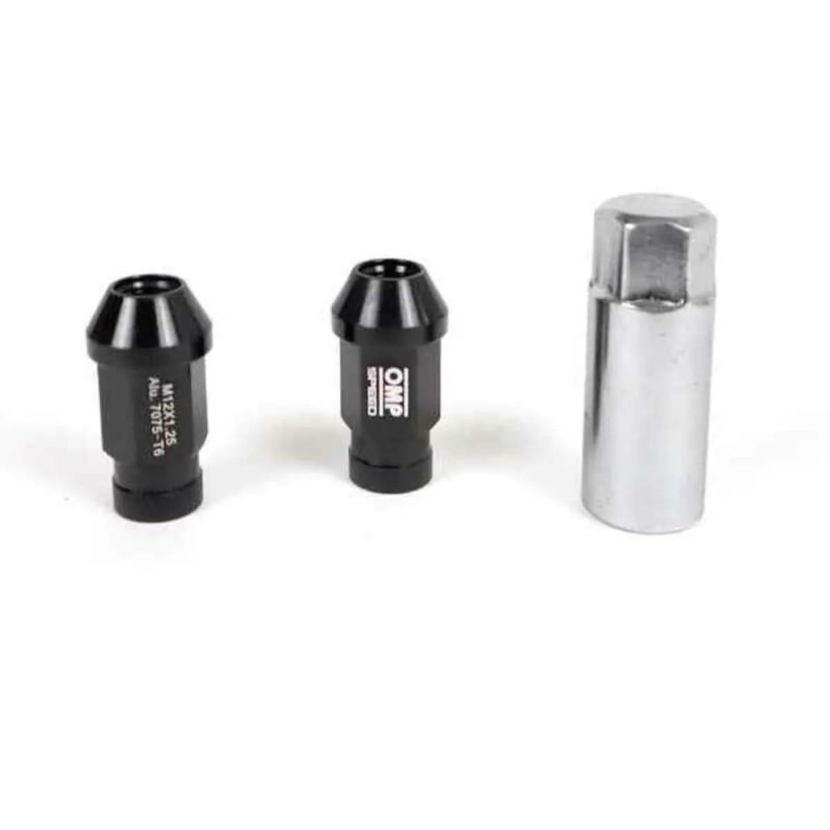 Set Nuts Omp 7075 40 Mm M14 X 1,50 20 Uds Black 1