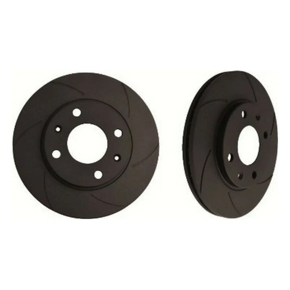 Brake Discs Black Diamond 6Kbd1383g6 Solid Rear 6 Stripes 1
