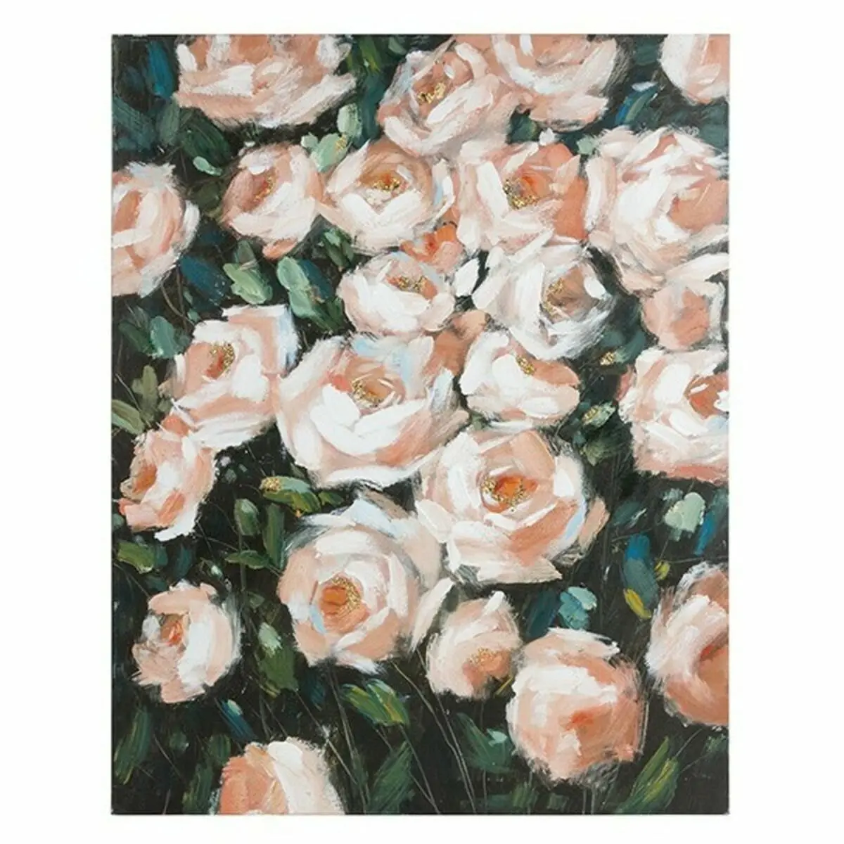 Oil Painting Roses Pine 1
