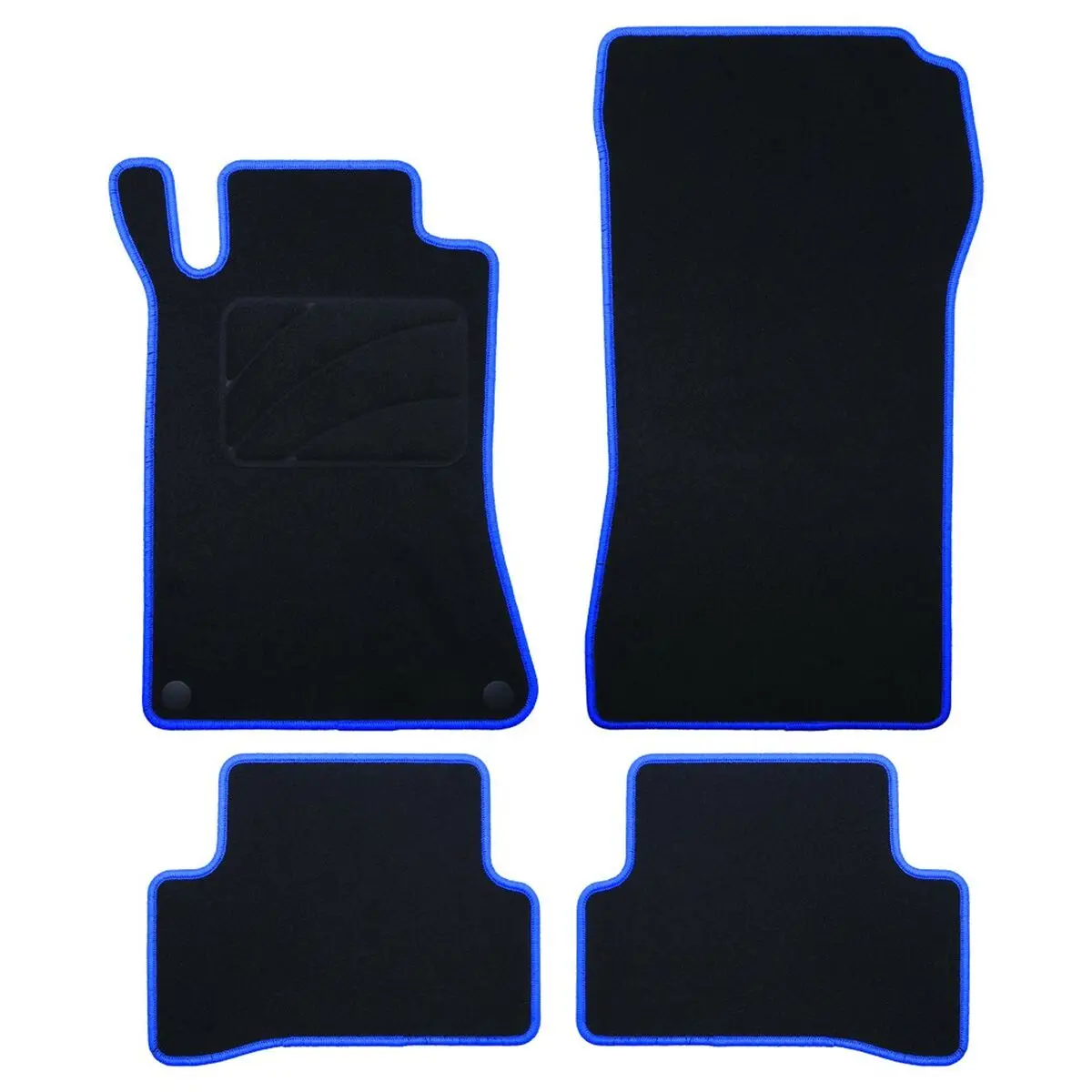 Car Floor Mat Set Occ Motorsport Occmc0058bl Black Mercedes W203 Clase C Sedan-Clc 5 Pieces 1