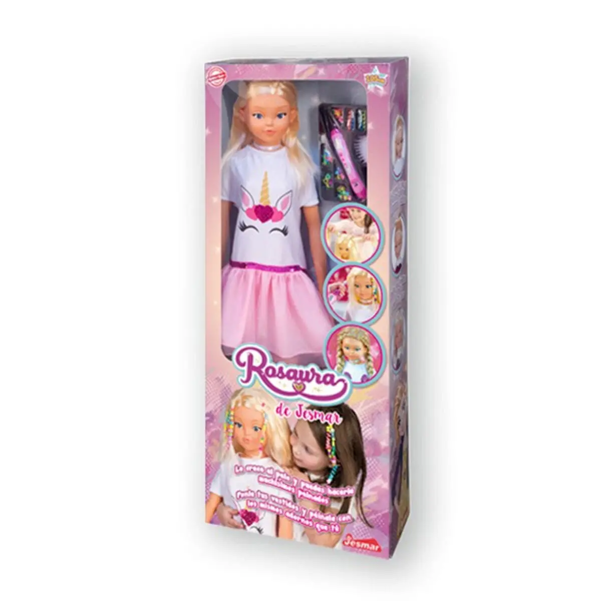 Baby Doll With Accessories Rosaura Jesmar 85510 (105 Cm) 1