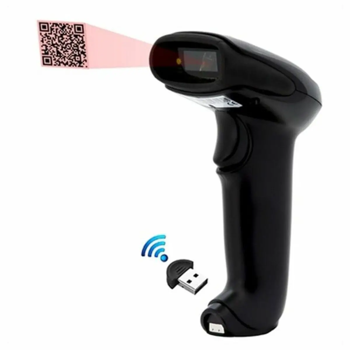 Barcode Reader Iggual L2dbt 300 Scan/S Led Bluetooth Black 1