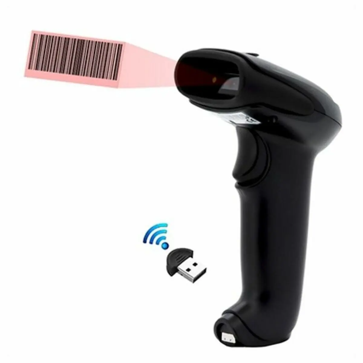 Barcode Reader Iggual L1dlbt 300 Scan/S Led Bluetooth Laser 1