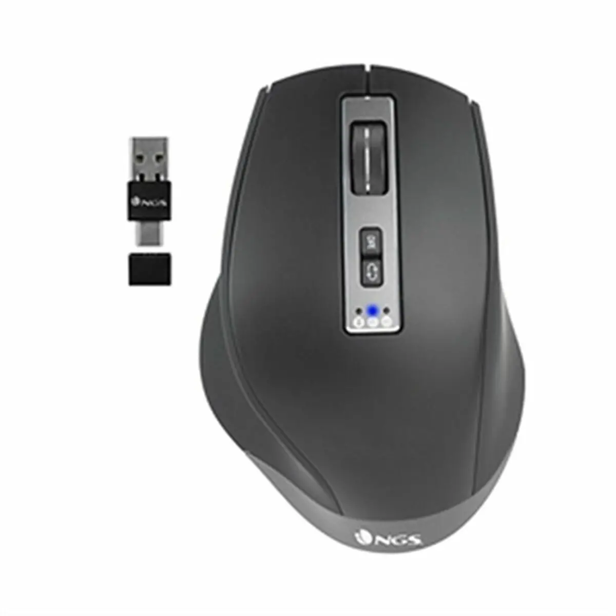 Mouse Ngs Blur-Rb Black 3200 Dpi Wireless 1