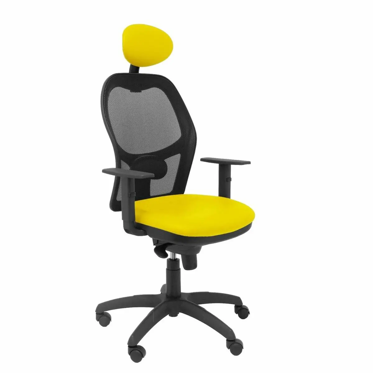 Office Chair With Headrest Jorquera Malla Piqueras Y Crespo Snspamc Yellow 1