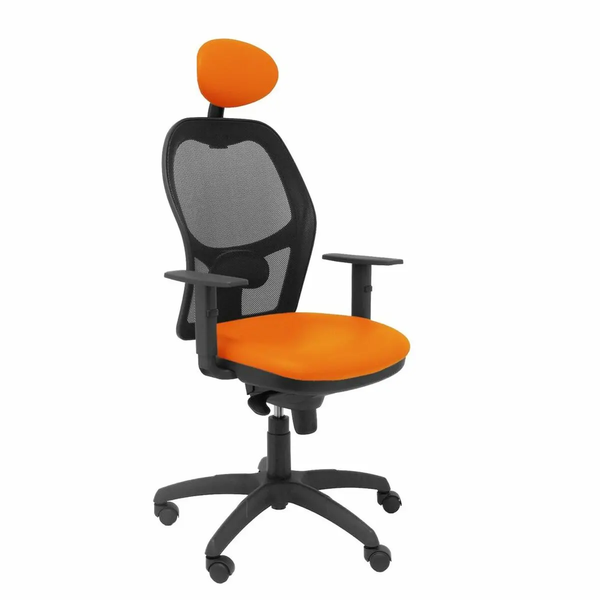 Office Chair With Headrest Jorquera Malla Piqueras Y Crespo Snspnac Orange 1