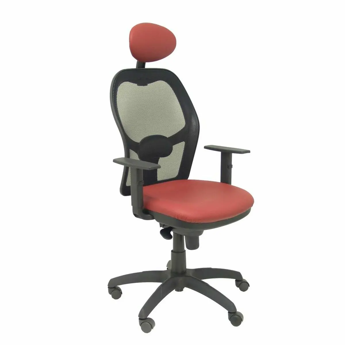 Office Chair With Headrest Jorquera Malla Piqueras Y Crespo Nspgrac Maroon 1