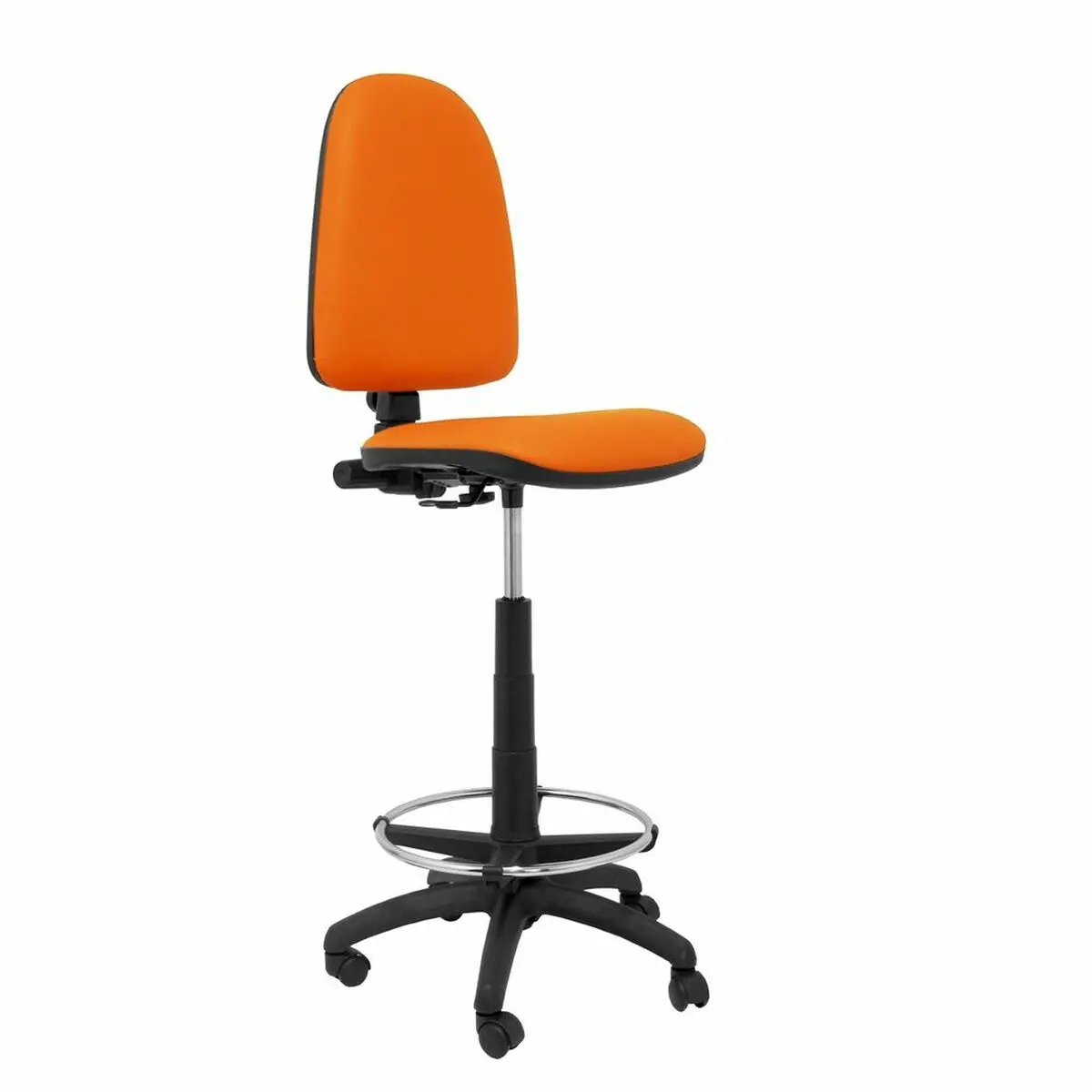 Stool Ayna  Piqueras Y Crespo 4Cpspna Orange Pvc Imitation Leather 1