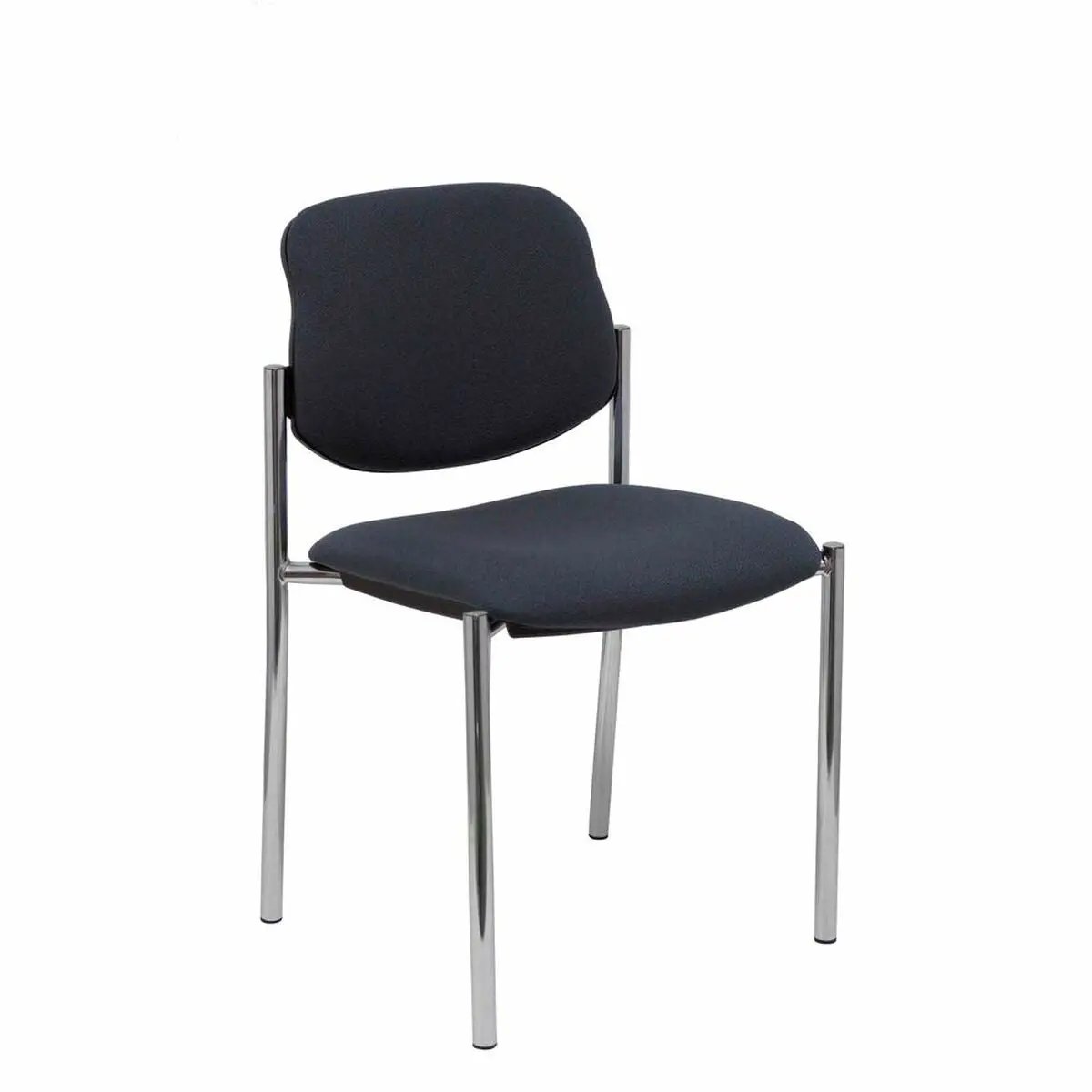 Reception Chair Villalgordo Piqueras Y Crespo Bali600 Grey Dark Grey Imitation Leather 1