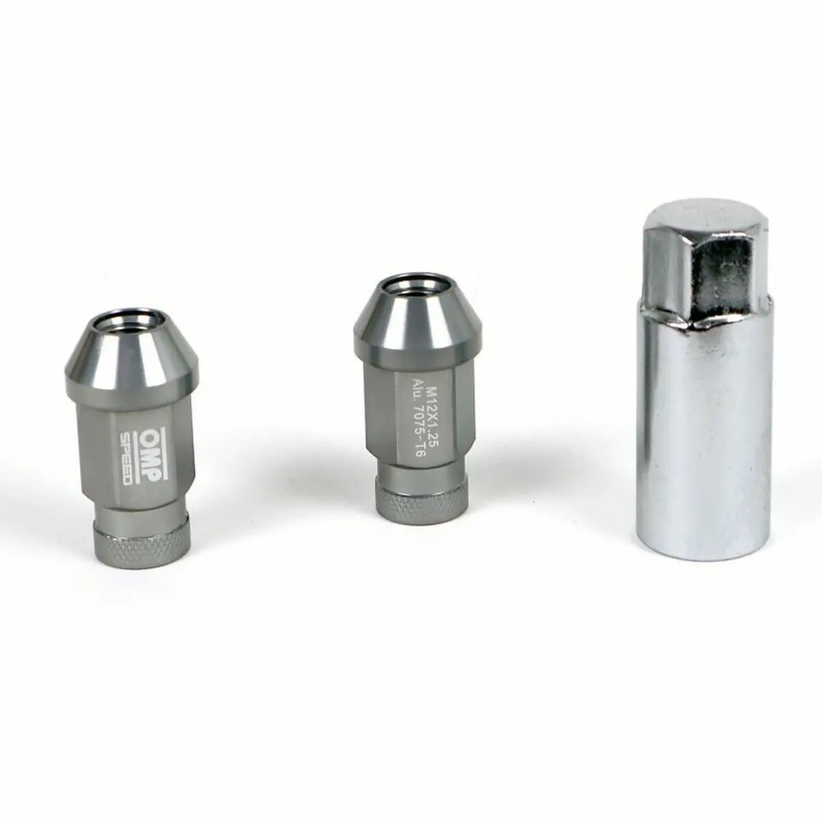 Set Nuts Omp 7075 Anthracite 20 Uds M14 X 1,25 1