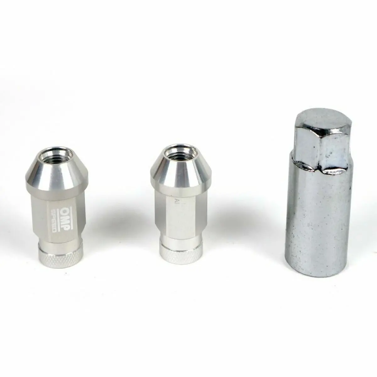 Set Nuts Omp 7075 Silver 20 Uds M14 X 1,25 1