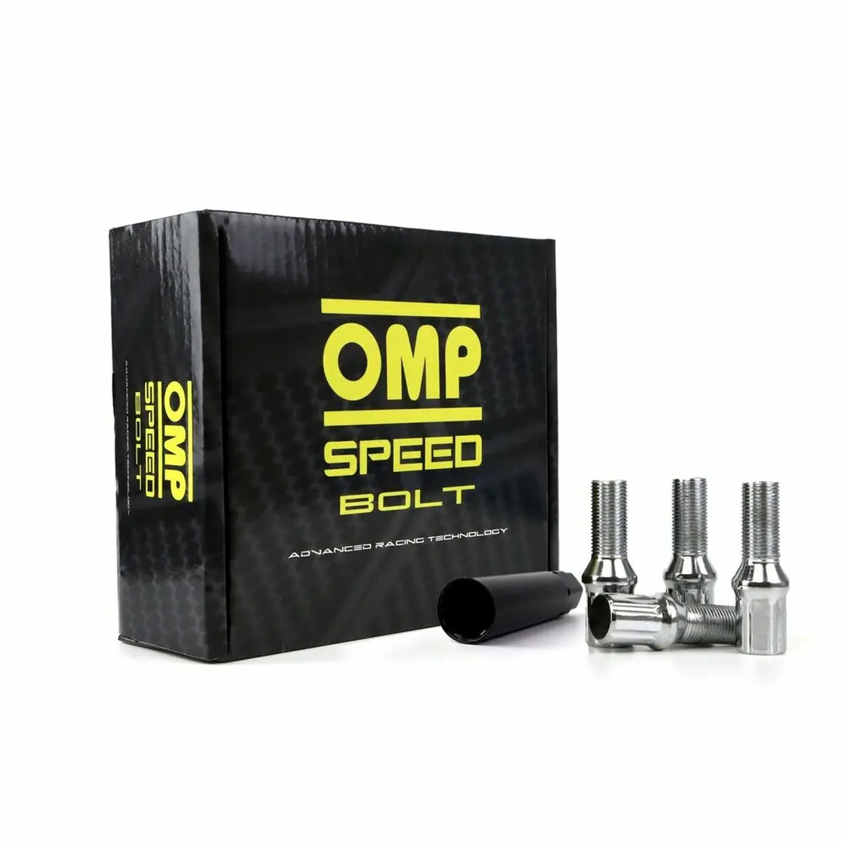 Set Nuts Omp 27 Mm Silver 20 Uds M12 X 1,25 1