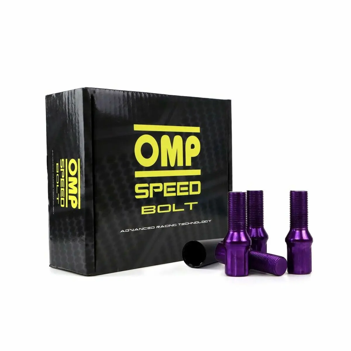 Set Nuts Omp 27 Mm Violet 20 Uds M14 X 1,25 1