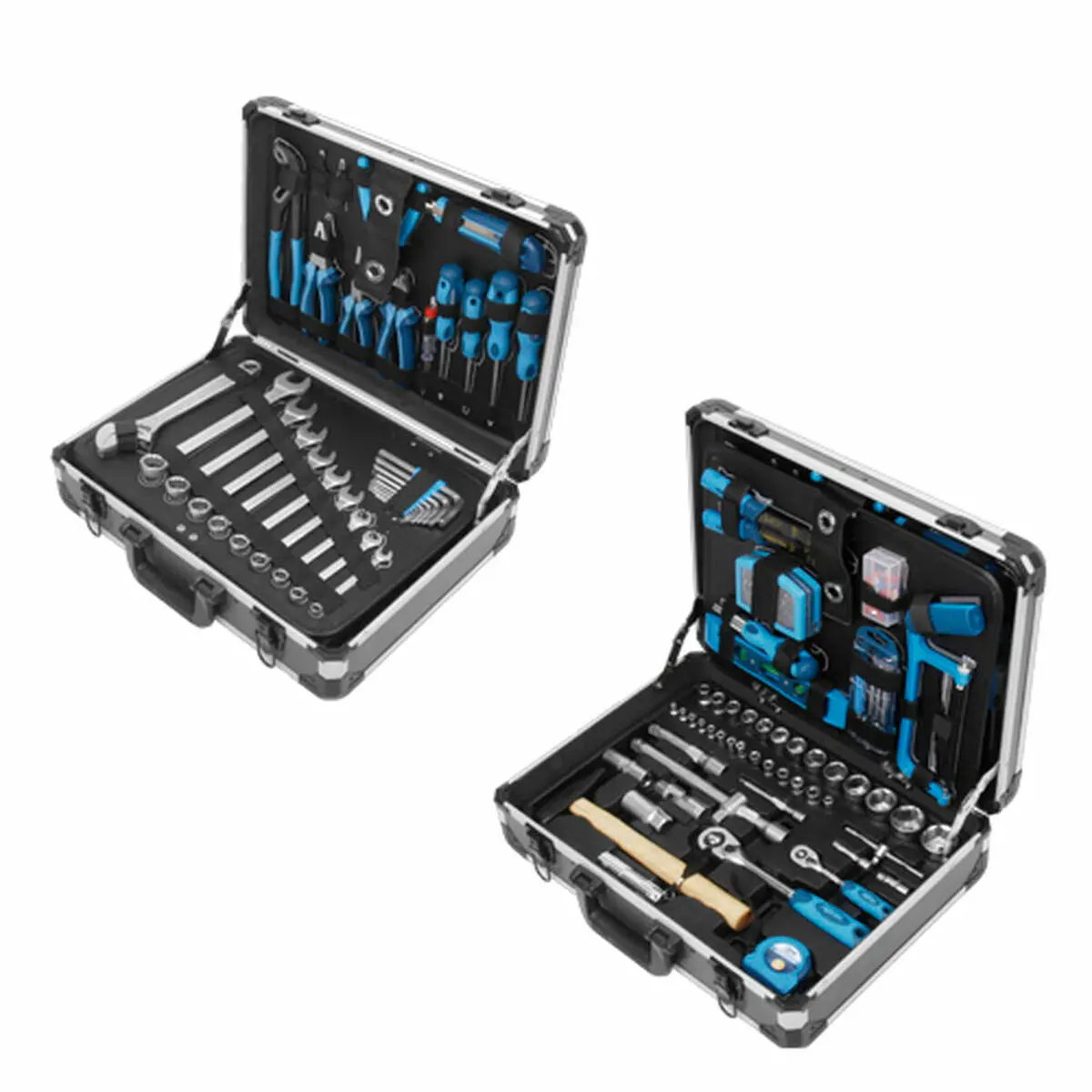 Toolbox Ferrestock Aluminium 176 Pieces 1