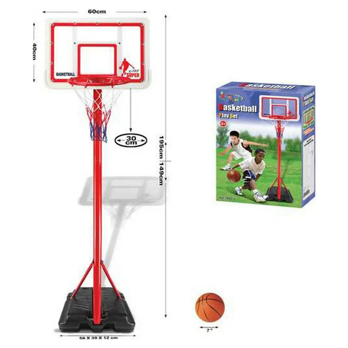 Playset Basketball 60 X 40 Cm 1