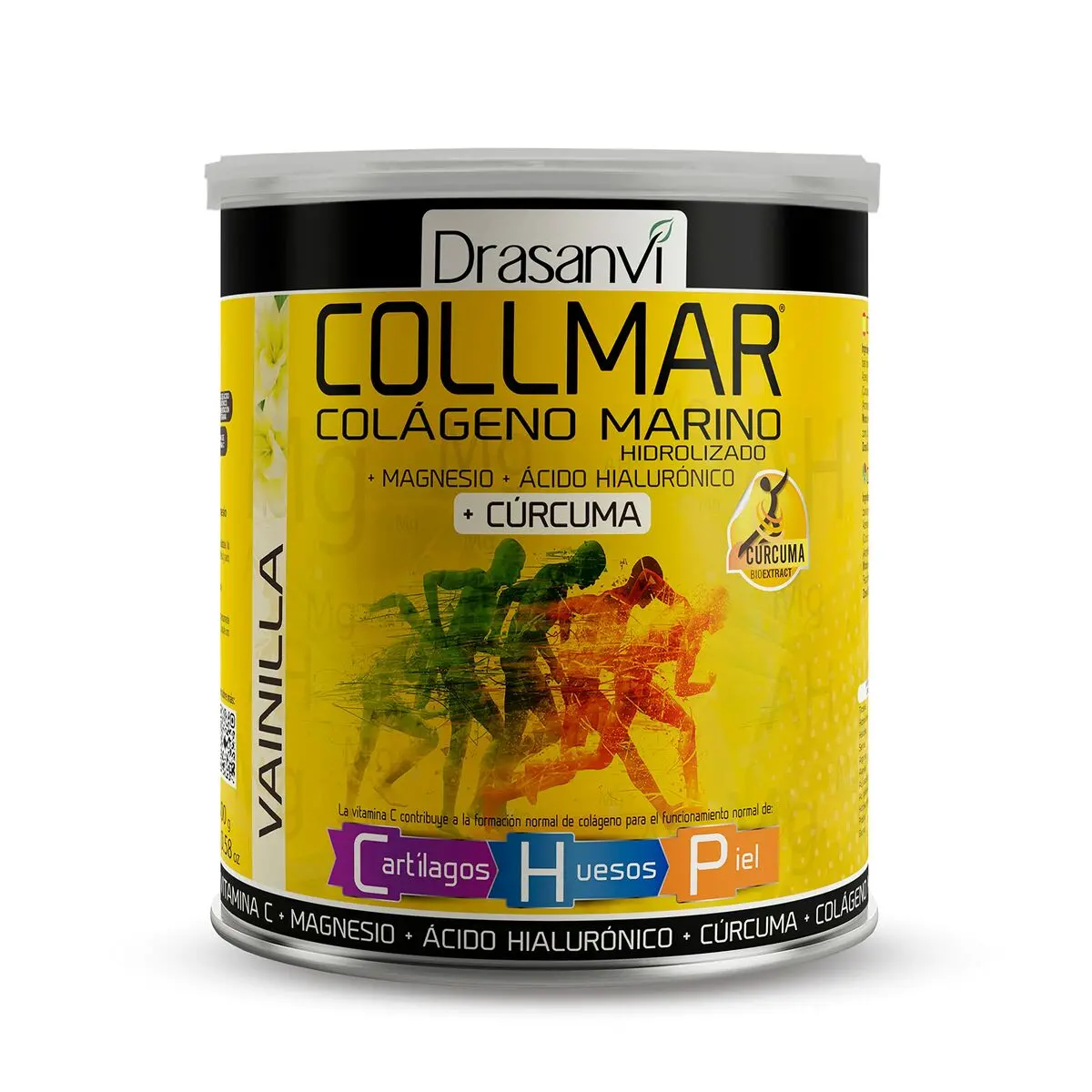 Hydrolysed Marine Collagen Drasanvi Collmar 300 G Turmeric 1