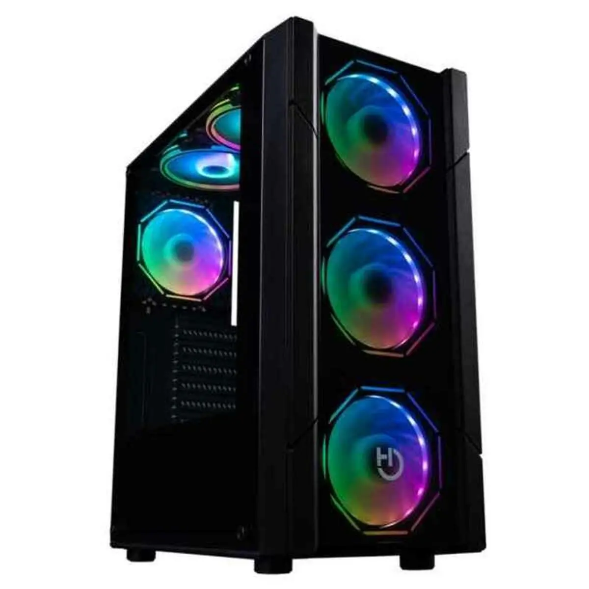 Atx Semi-Tower Box Hiditec Cha010028 Black 1