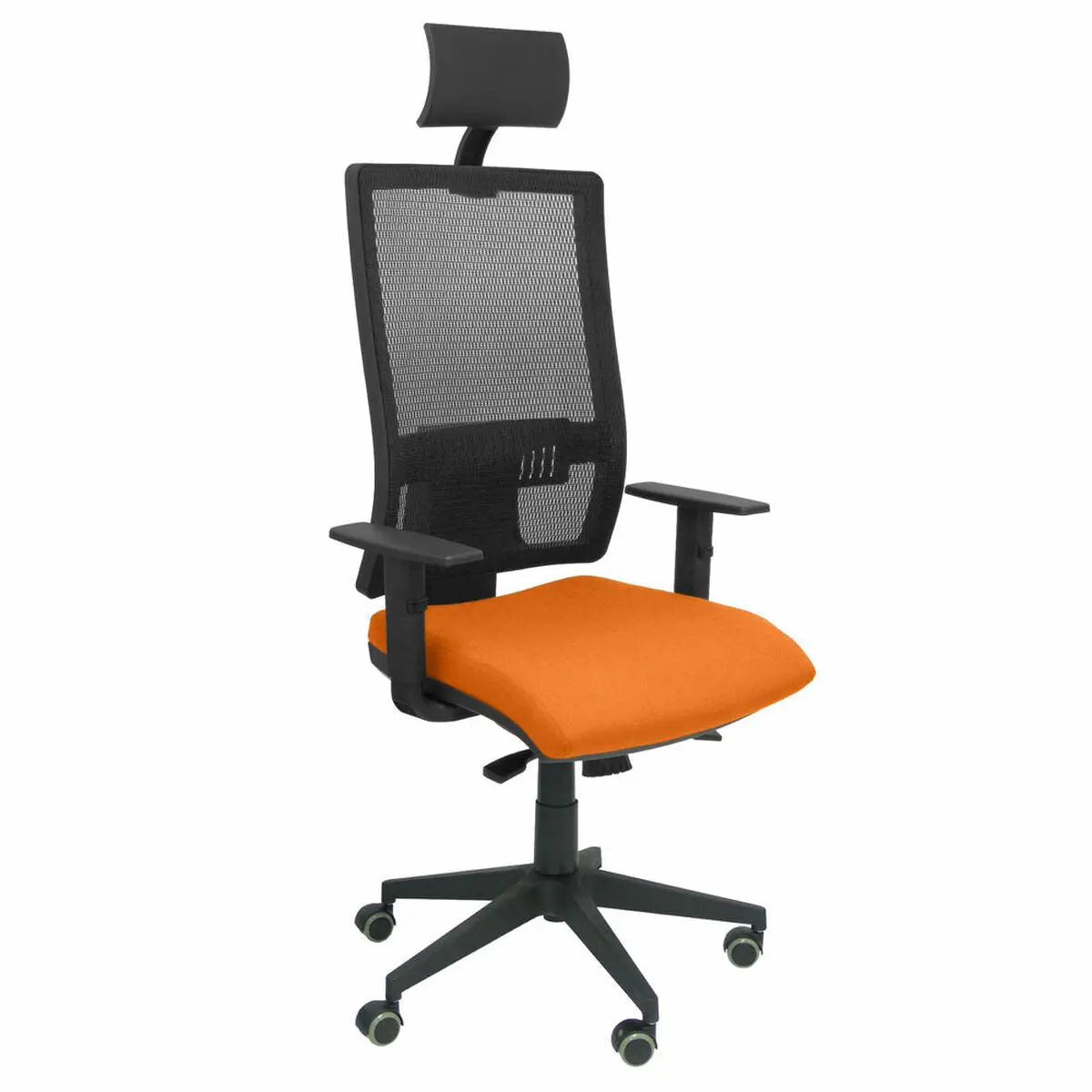 Office Chair With Headrest Horna Bali Piqueras Y Crespo Bali308 Orange 1