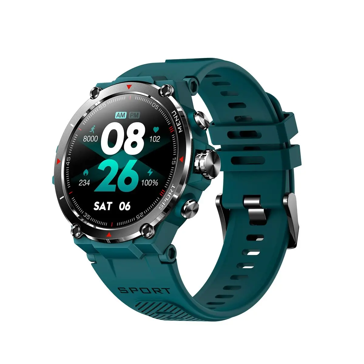 Smartwatch Dcu Strava Cyan 1,3" 1