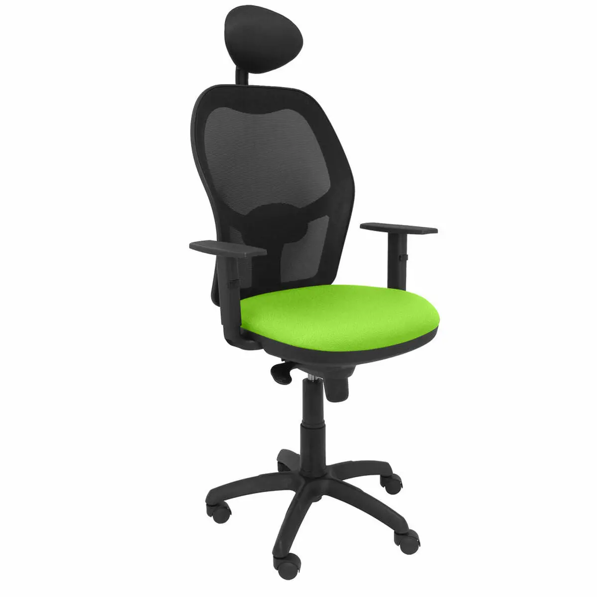 Office Chair With Headrest Jorquera Piqueras Y Crespo Bali22c Green Pistachio 1