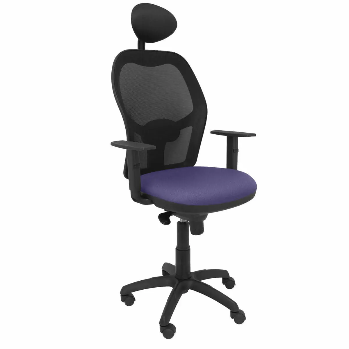 Office Chair With Headrest Jorquera Piqueras Y Crespo Ali261c Blue 2