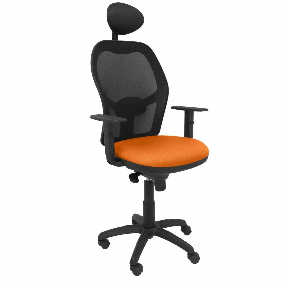 Office Chair With Headrest Jorquera Piqueras Y Crespo Ali308c Orange 1