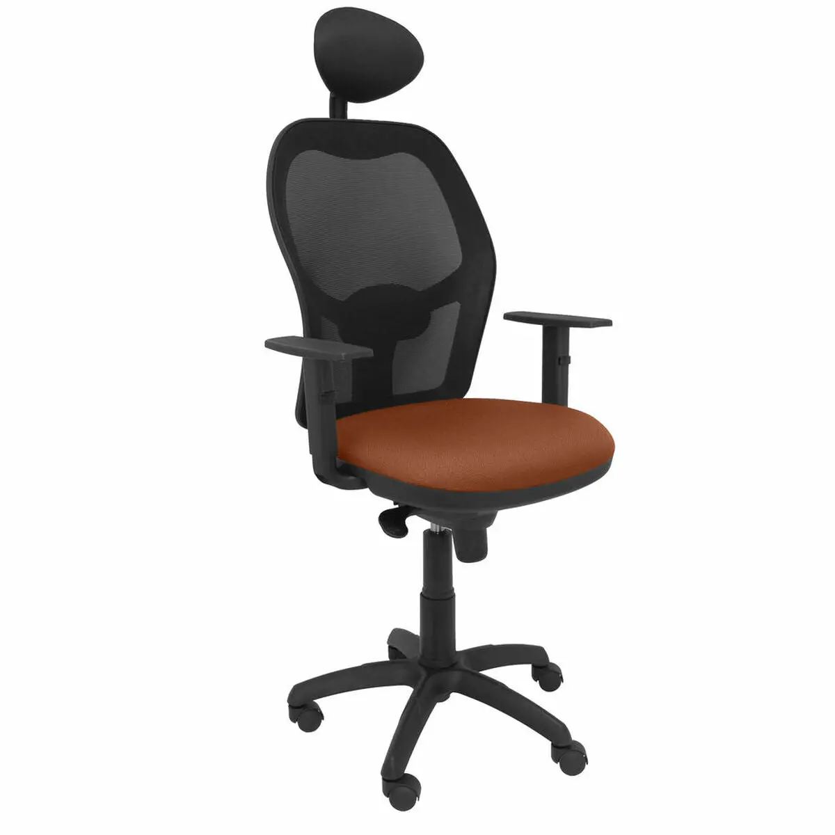 Office Chair With Headrest Jorquera Piqueras Y Crespo Ali363c Brown 1