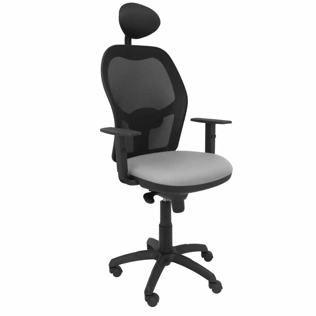 Office Chair With Headrest Jorquera Piqueras Y Crespo Bali40c Grey 2