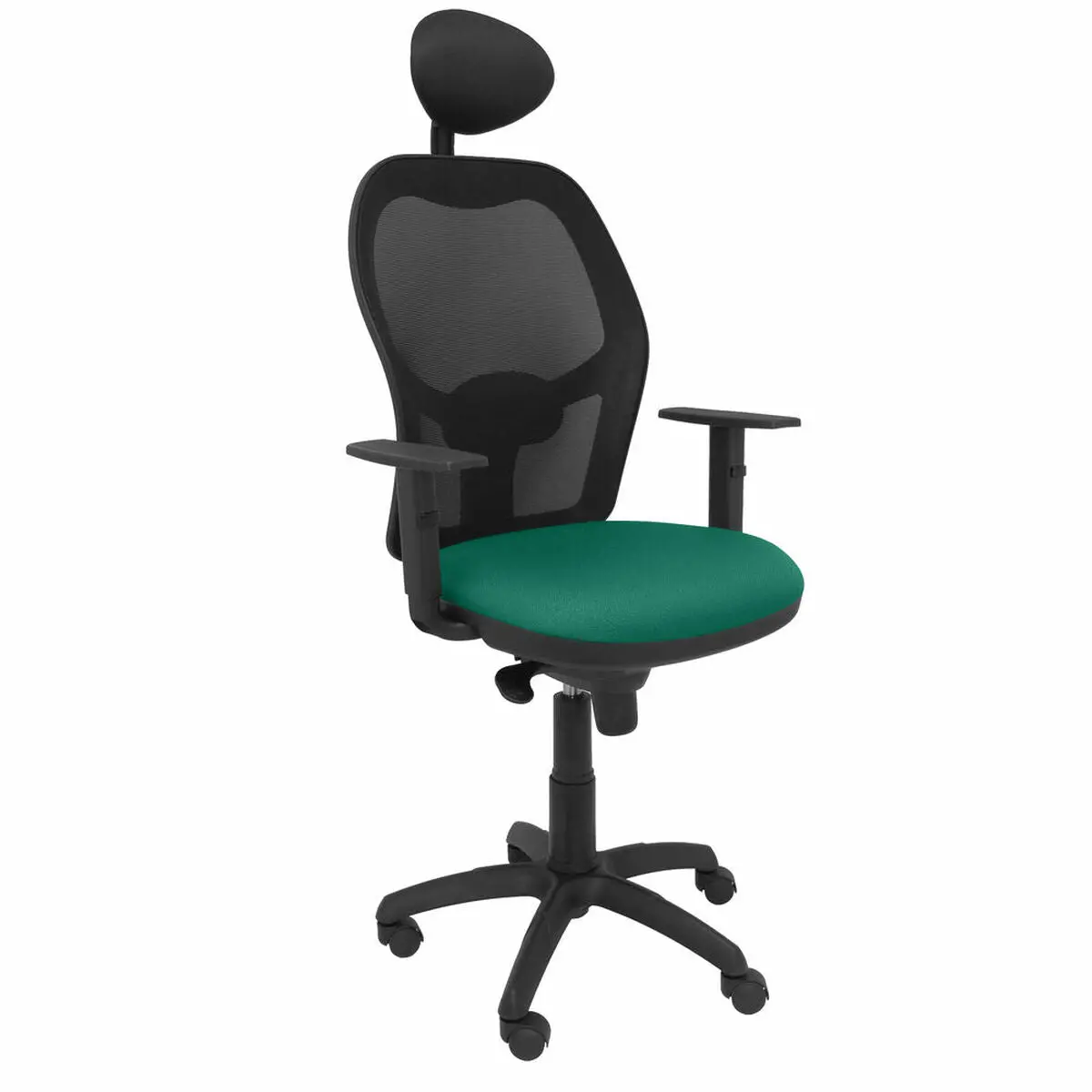 Office Chair With Headrest Jorquera Piqueras Y Crespo Ali456c Emerald Green 1