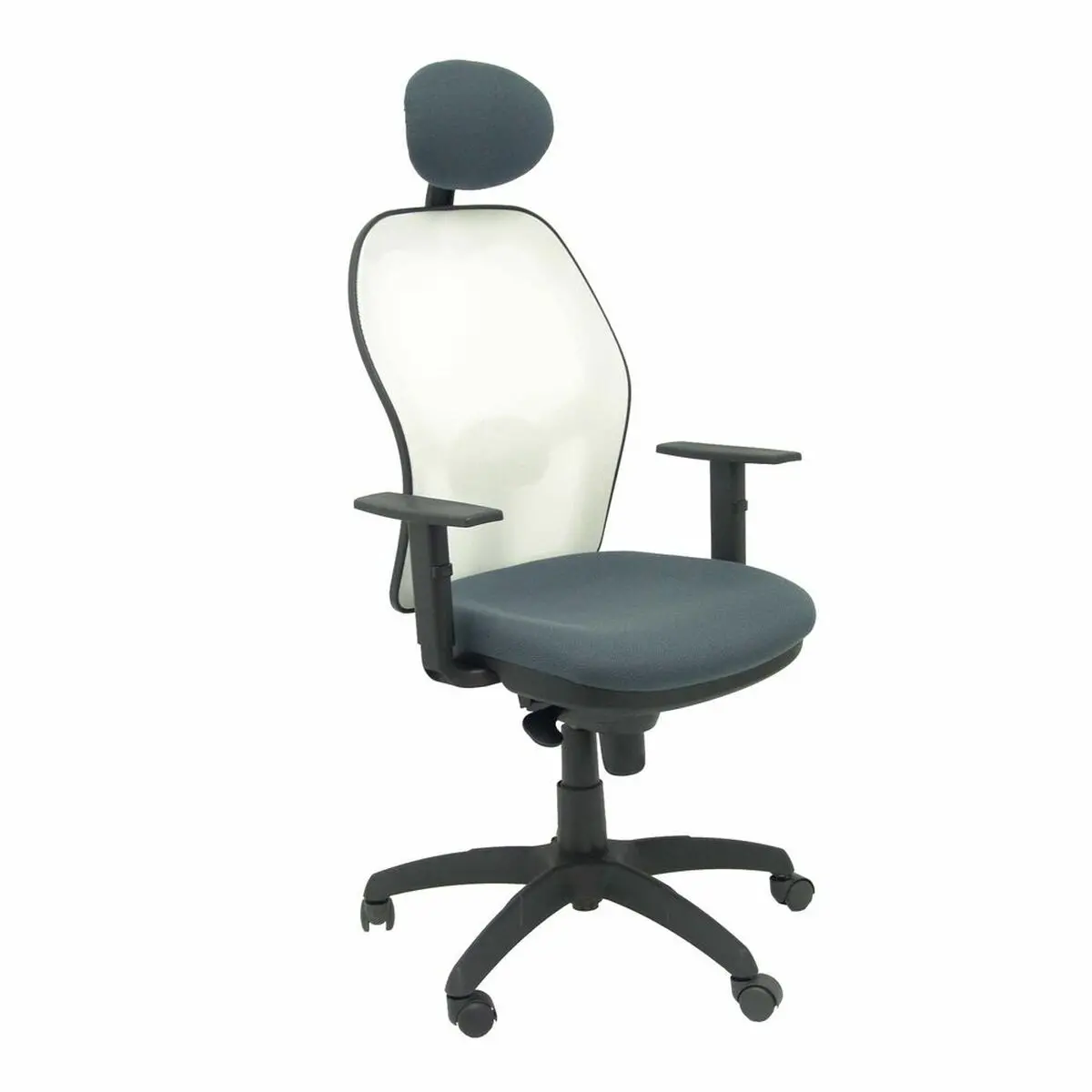 Office Chair With Headrest Jorquera Piqueras Y Crespo Ali600c Grey Dark Grey 1