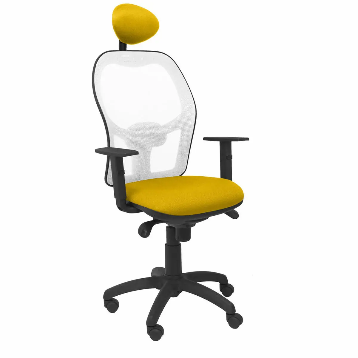 Office Chair With Headrest Jorquera  Piqueras Y Crespo Ali100c Yellow 1
