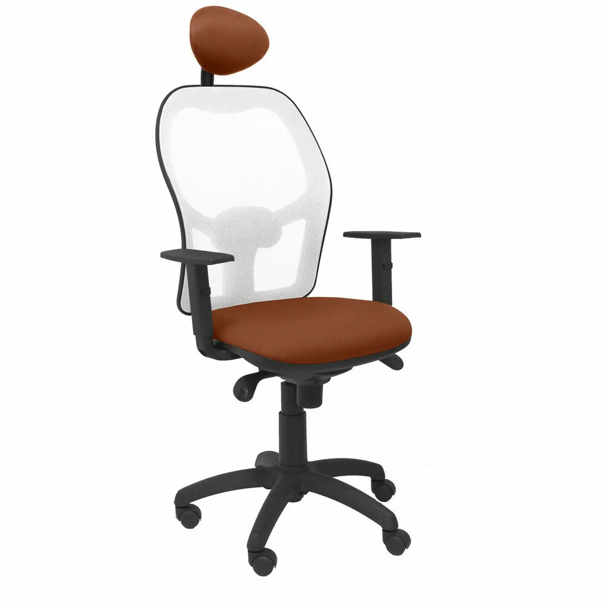 Office Chair With Headrest Jorquera Piqueras Y Crespo Ali363c Brown 1